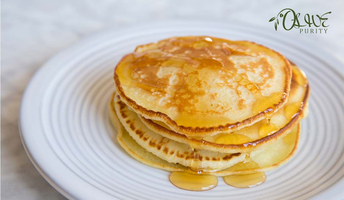 Cook Pancakes with Olive Oil