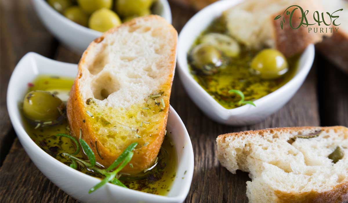 Bread and olive oil