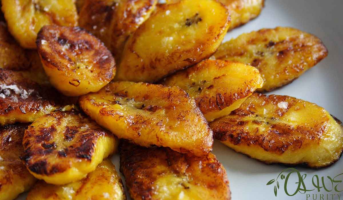 Fry Plantains in Olive Oil