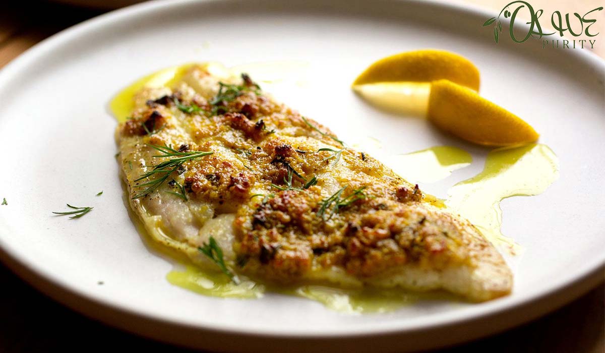 Lemon Garlic Broiled Flounder