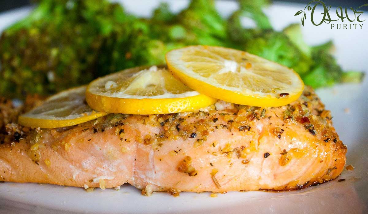 Lemon Garlic Broiled Flounder