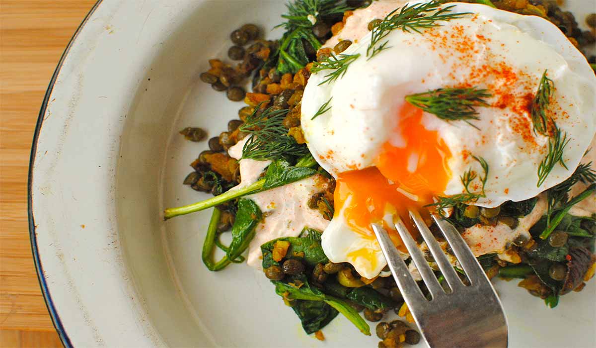 Eggs and Lentils